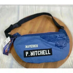 NEW WITH TAGS Top Gun ‘Maverick P. Mitchell' DAD Fanny Pack Blue‎ Adult Large
